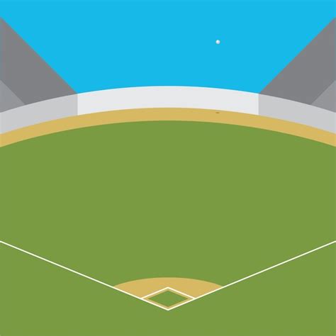 Baseball Home Run Illustration Vecteur Premium