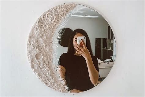 This Moon Inspired Mirror Creates Your Homes Perfect Mirror Selfie