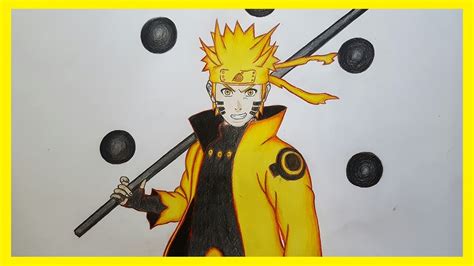 Drawing Naruto Six Paths Sage Mode Youtube
