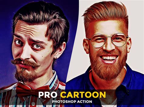 Pro Cartoon Photoshop Action By Graphicsthunder On Dribbble
