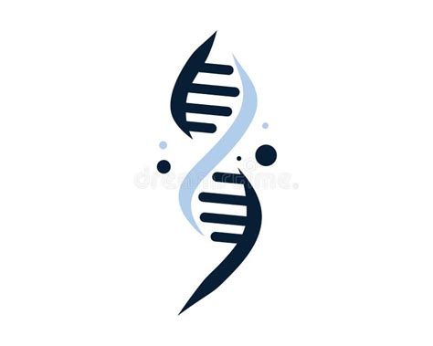 Dna Genetics Logo Design Template Stock Vector Illustration Of Icon