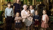 PHOTOS La reine Elizabeth II pose avec tous ses arrières petits-enfants ...