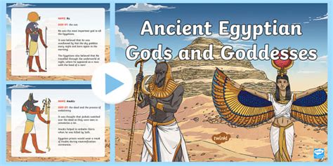 ancient egyptian gods powerpoint teacher made twinkl