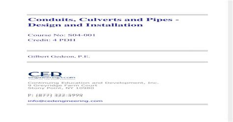 Conduits Culverts And Pipespdf Pdf Document