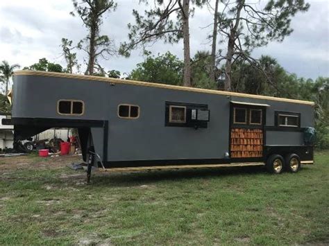 Horse Trailer Converted Into A Tiny Home