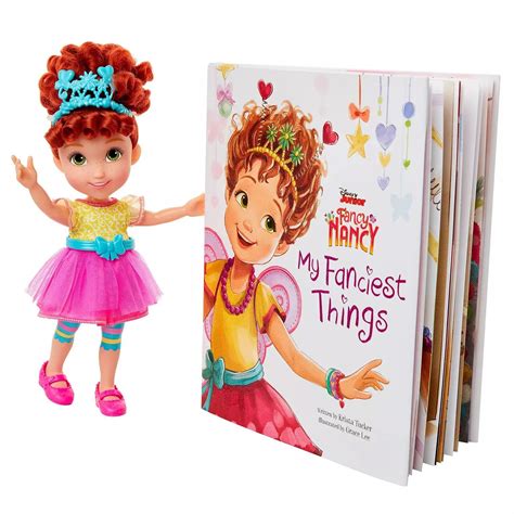 Jakks Disney Fancy Nancy Doll And Book Set Featuring My Fanciest