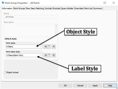 User Guide Mastering Civil 3d Point Styles