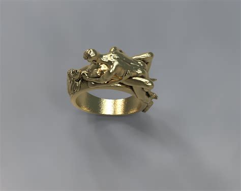 Nude Couple Missionary Position Ring Sexual Statement Erotic Collection