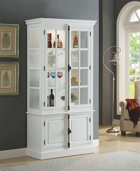 Cheap White Curio Cabinet Glass Doors Find White Curio Cabinet Glass