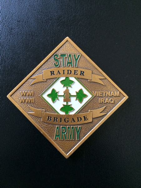 4th Infantry Division 1st Raider Brigade Challengecointrader Llc