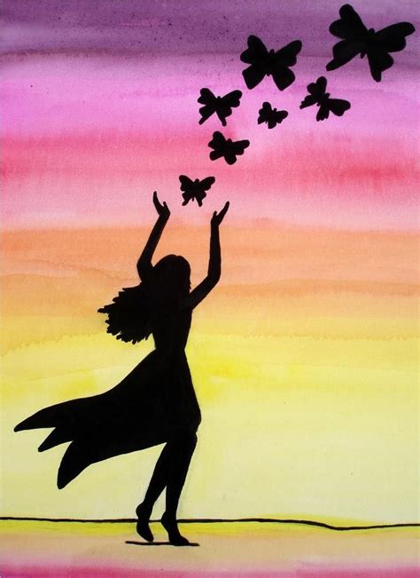 Butterfly Fly Away By Maiz X On Deviantart Oil Pastel Drawings Easy