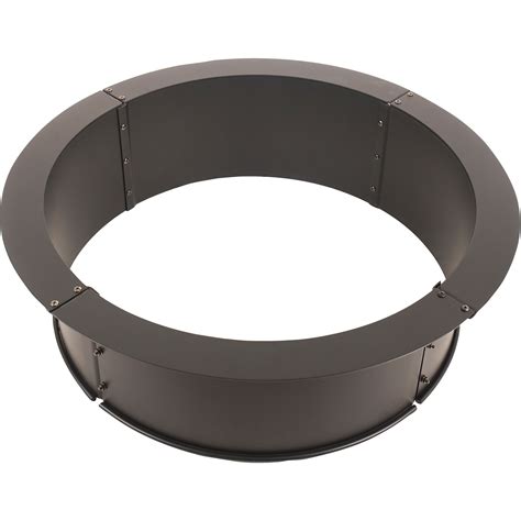 Pleasant Hearth Solid Steel Fire Ring — 33 12in Dia Model Ofw419fr