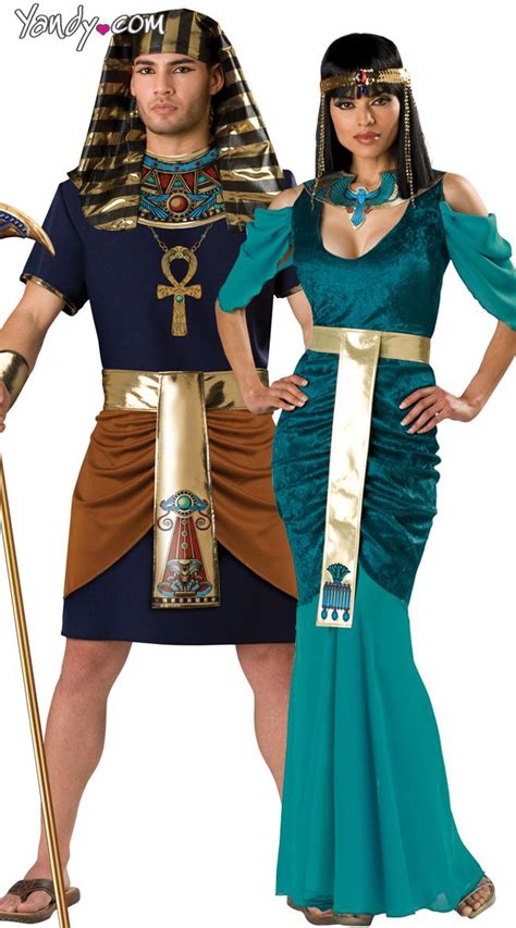 Egyptian Rulers Couples Costume Pharaoh Costume Egyptian Costume Adult Costumes