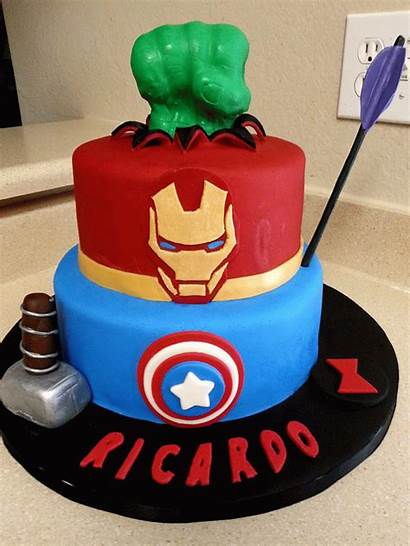 Avengers Birthday Cakes Cake Avenger Boys Marvel