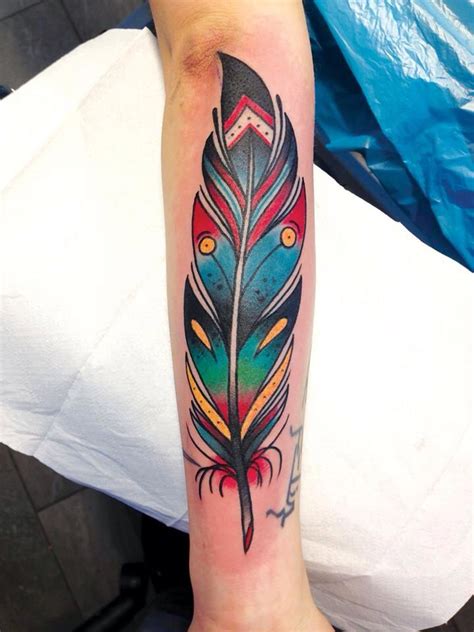 Cool Feather Tattoo Indian Feather Tattoos Feather Tattoos Cool Tattoos