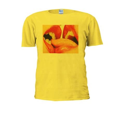 Xx Large Yellow Sexy Lesbian Kiss Men Women Unisex Top T Shirt On Onbuy