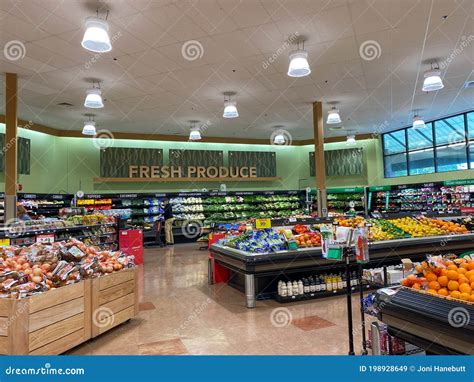 The Fresh Produce Aisle Of A Schnucks Grocery Store With Colorful Fresh