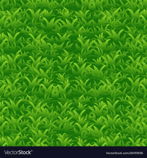 Bright Green Grass Seamless Pattern Royalty Free Vector