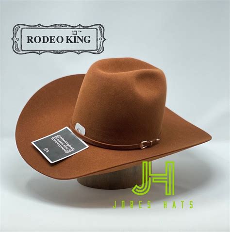 Rodeo King Felt 7x Rust 6 Crown 4 14 Brim Rodeo King Hats King