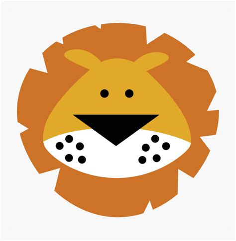 Cute Lion Head Cartoon Lion Head Clip Art Hd Png Download Kindpng