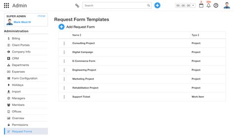 Creating Request Form Templates Ravetree Docs
