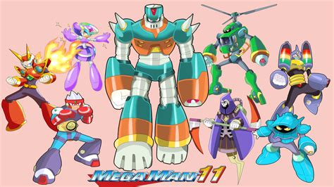 Robot Masters Megaman 11 By Rapharanker On Deviantart