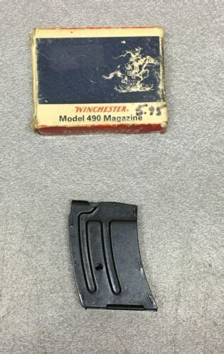 Winchester Model 490 Clipmagazine 5 Round 22 Long Rifle With Box Ebay