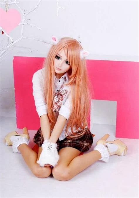 Anastasiya Shpagina Anime Makeup Barbie Girl Doll Living Dolls Japanese Fashion