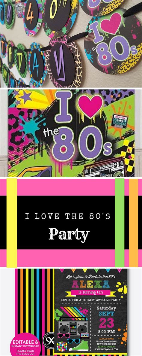 I Love The 80s Party Great Idea For A 40th Birthday Party Blast From