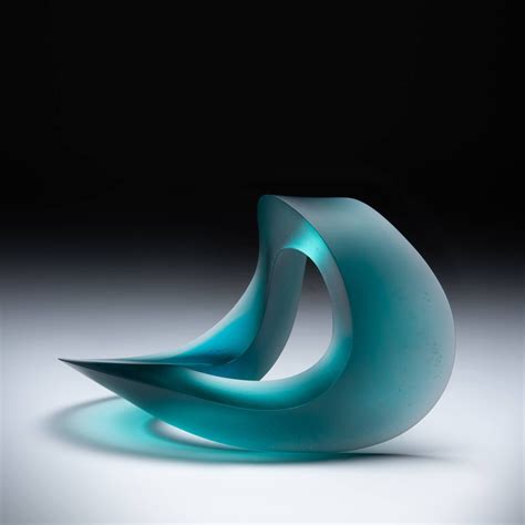 Halcyon Contemporary Glass Sculpture By Heike Brachlow Mayfair Gallery