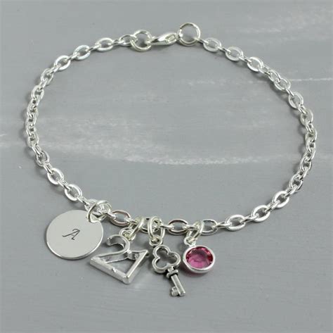 Maybe you would like to learn more about one of these? 21st Birthday Personalised Charm Bracelet By Joy By ...