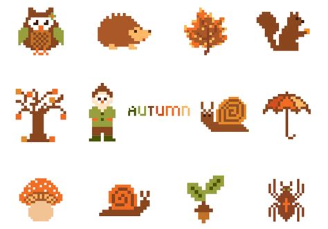Autumn Pixel Art