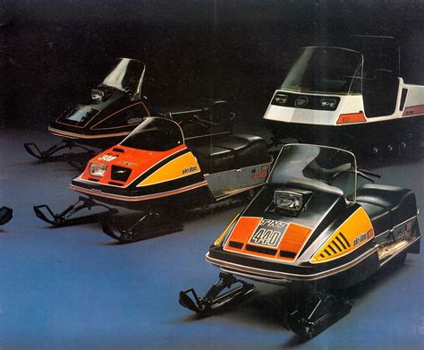 Classic Snowmobiles Of The Past 1975 Ski Doo Snowmobiles