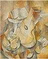 Guitar and Fruit Dish - Georges Braque | Wikioo.org - The Encyclopedia ...