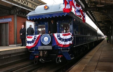 President Obama On A Train White House Historical Association