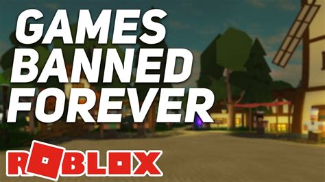 5 Games On Roblox That Got Banned Forever Youtube