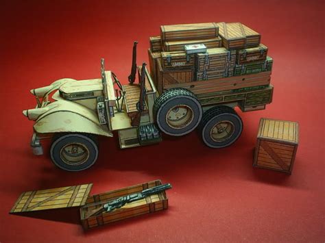 Ww2 Bedford Truck Papercraft Papercraft Paradise Papercrafts