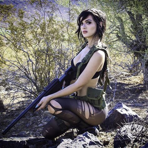 Sniperwolf Metal Gear Solid V Cosplay Quiet Guns Girls