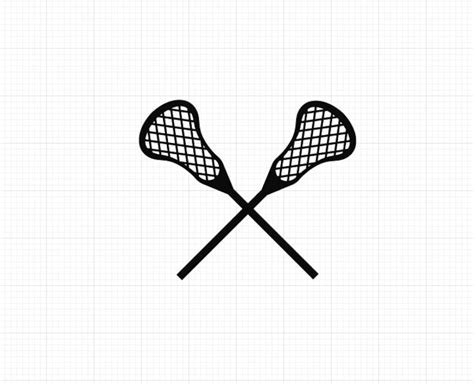 Lacrosse Stick Svg Lacrosse Cut File Crossed Sticks Etsy