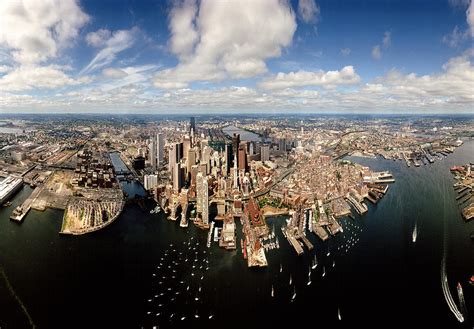 Aerial View Of A Cityscape Boston Photograph By Panoramic Images