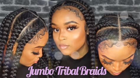 I wanted to provide a video tutorial for one of the first hairstyles i ever put on this website, because… braid combo into messy bun | hairstyle videos. Stylish & Badass Jumbo Tribal Braids To Try ⋆ African ...