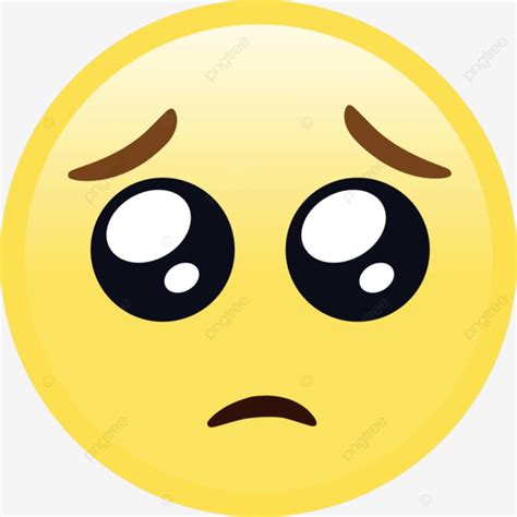 isolated yellow face pleading begging eyes icon party beg emoticon vector party beg emoticon