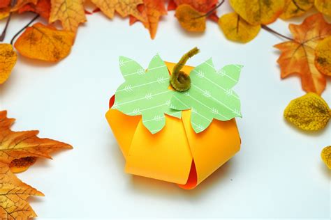 Easy Diy 3d Paper Pumpkin Craft For Kids Simple Mom Project