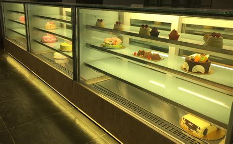 Stainless Steelglass Bombay Steel Refrigerated Sweet Display Counter