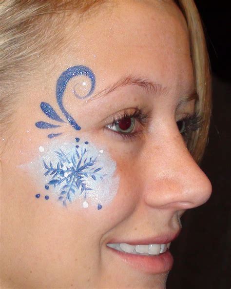 Christmas Lights Face Painting