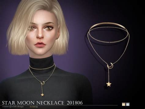 S Club Ts4 Ll Necklace In 2020 Sims 4 Piercings Sims 4 Sims