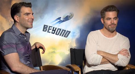 Star Trek Beyond Chris Pine And Zachary Quinto Interview Collider
