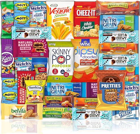 Christmas Healthy Snacks Care Package Snack Box Grab And Go Variety Pack 30 Count Discover A