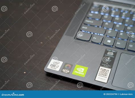 Lenovo Yoga Slim 7i Fabric Cover Editorial Stock Image Image Of Flex