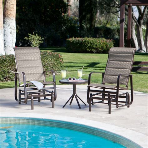 Our glider rockers combine the best attributes of rocking chairs and gliders, and the sum of comfort is even greater than its constituent. Glider Set. (With images) | Outdoor glider